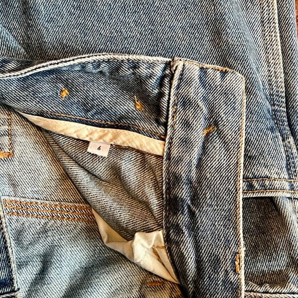 Jesse Kamm - Patchfront Handy Pants - Cowboy Japanese Blue Denim - Size 6 - Picture 2 of 4